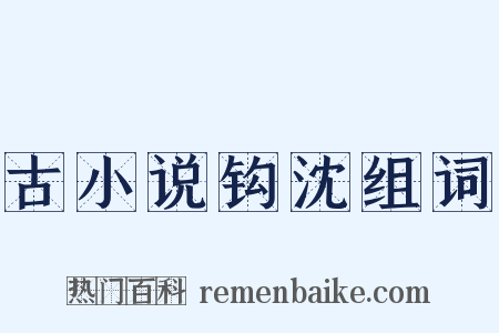 古小说钩沈组词是什么意思的图片